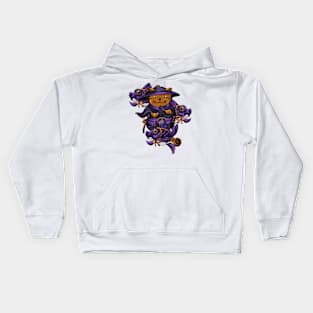 ninja cat and fish ninja Kids Hoodie